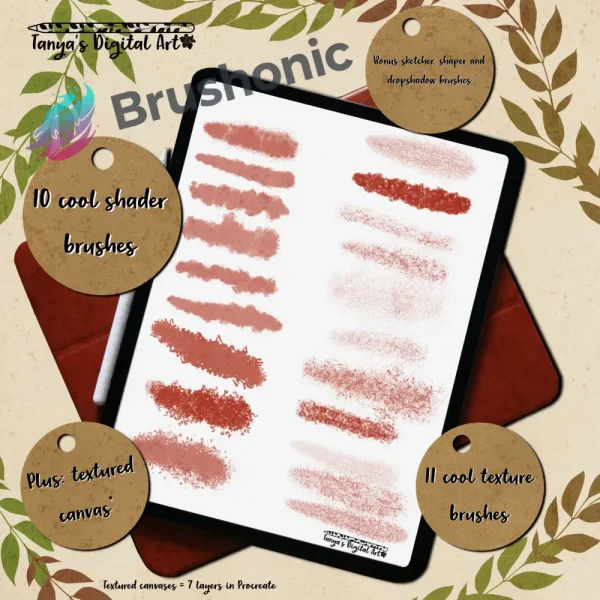 Tanya’s Texture Brush Set for Procreate – Free Sample