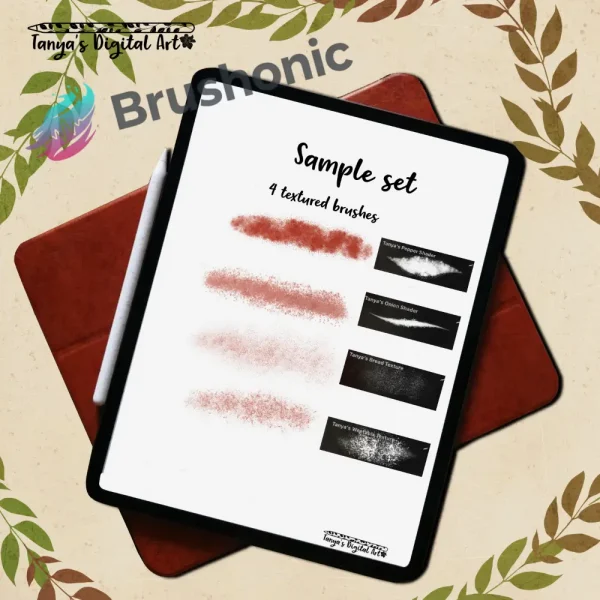Tanya’s Texture Brush Set for Procreate – Free Sample