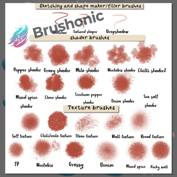 Tanya’s Texture Brush Set for Procreate – Free Sample
