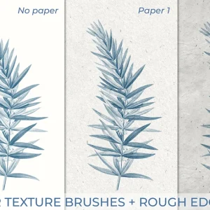 Home 23 Authentic Vintage Collage Procreate Brushes (Free)