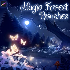 Home 21 Enchanting Forest & Foliage Procreate Brushes (Free)