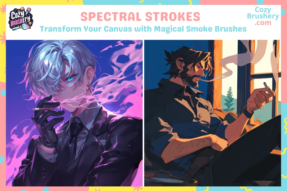 Ethereal Smoke Effects Procreate Brushes (Free) 2 Ethereal Smoke Effects Procreate Brushes (Free) - Image 2