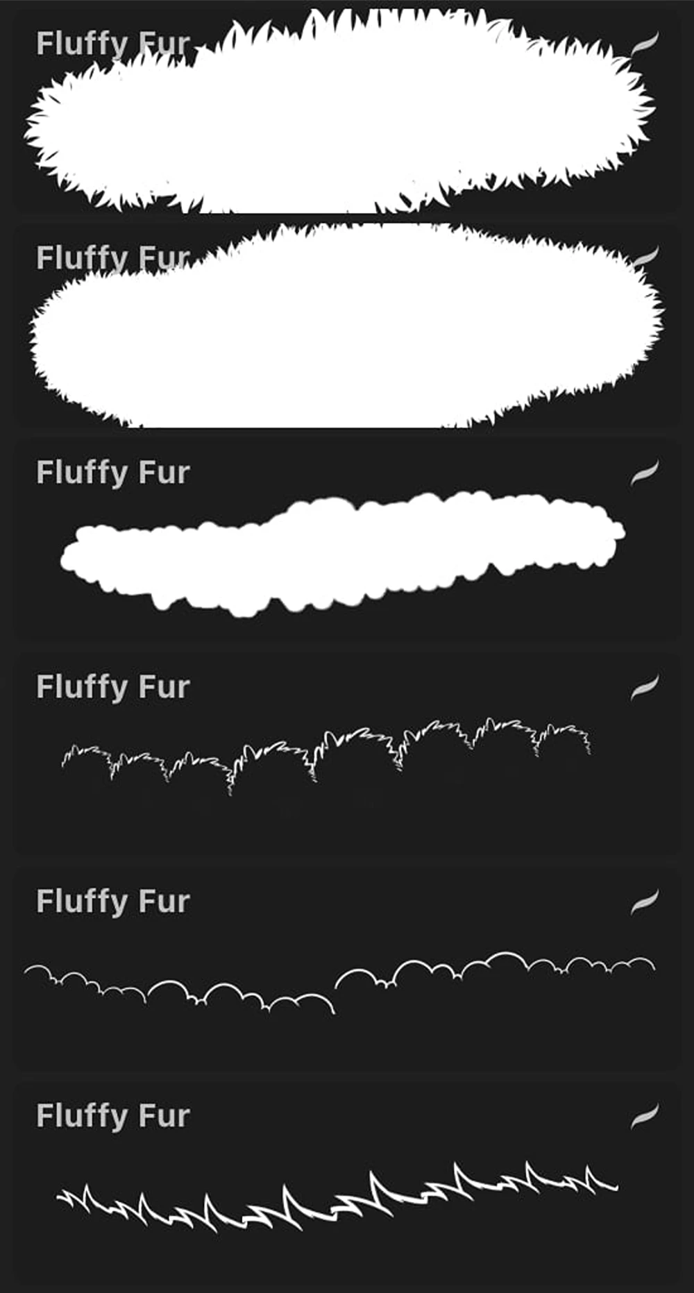 Fluffy Fur & Hair Procreate Brushes (Free) 2 Fluffy Fur & Hair Procreate Brushes (Free) - Image 2