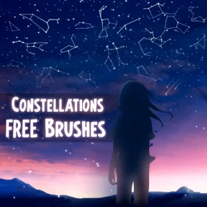 Free Constellation Brushes for Procreate