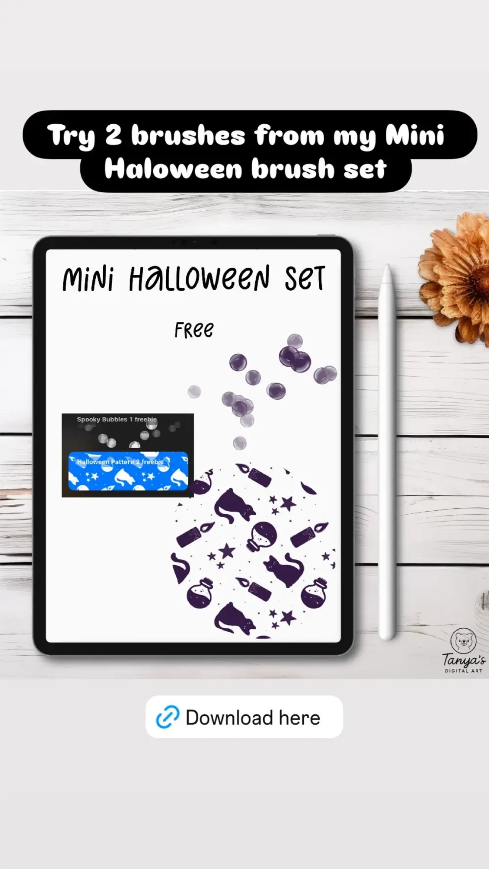 Playful Halloween Illustration Procreate Brushes (Free) 2 Playful Halloween Illustration Procreate Brushes (Free) - Image 2
