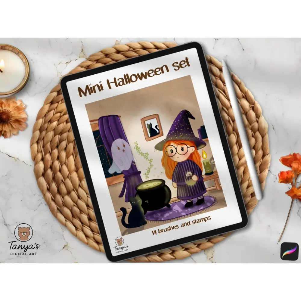 Playful Halloween Illustration Procreate Brushes (Free) 4 Playful Halloween Illustration Procreate Brushes (Free) - Image 4