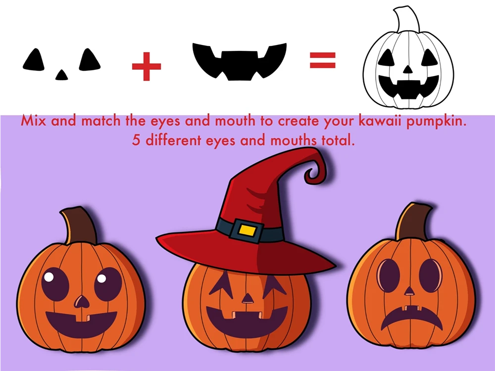 Playful Halloween Stamps Procreate Brushes (Free) 3 Playful Halloween Stamps Procreate Brushes (Free) - Image 3