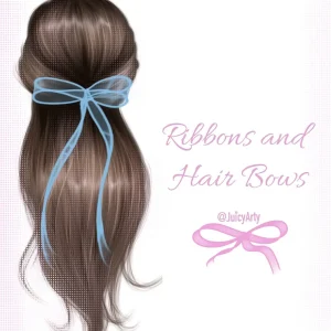 Home 22 Playful Ribbons & Hair Bows Procreate Brushes (Free)