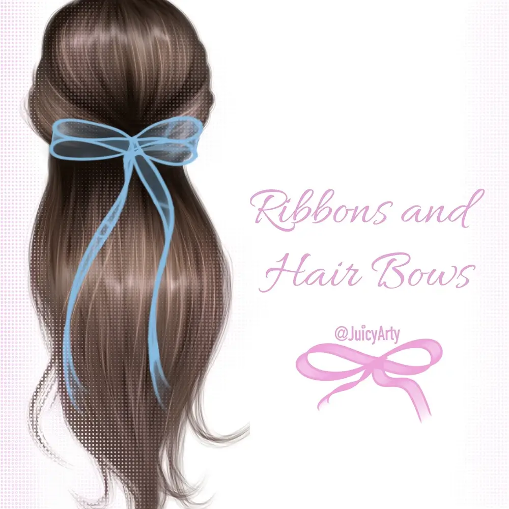 Playful Ribbons & Hair Bows Procreate Brushes (Free) 1 Playful Ribbons & Hair Bows Procreate Brushes (Free)