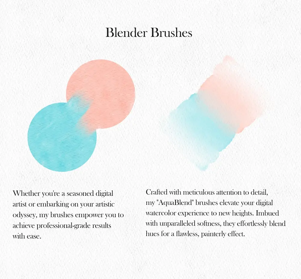 Realistic Siren Watercolor Procreate Brushes (Free) 6 Realistic Siren Watercolor Procreate Brushes (Free) - Image 6