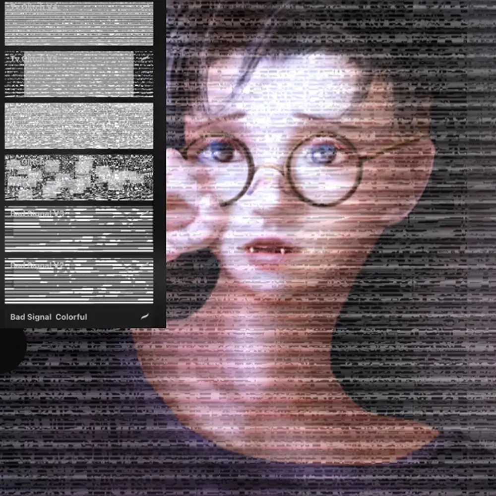 Warped Glitch Textures Procreate Brushes (Free) 3 Warped Glitch Textures Procreate Brushes (Free) - Image 3