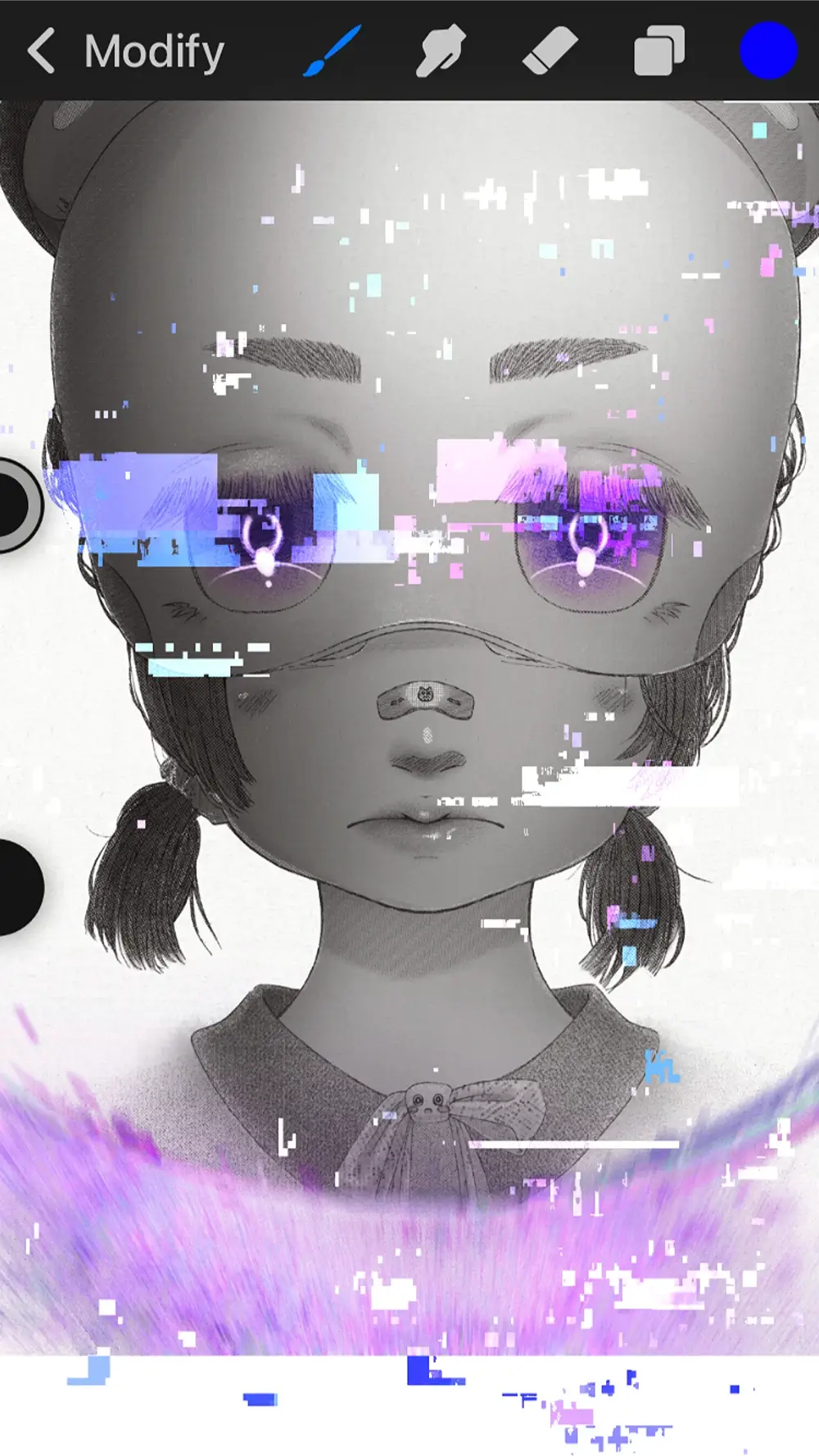 Warped Glitch Textures Procreate Brushes (Free) 5 Warped Glitch Textures Procreate Brushes (Free) - Image 5