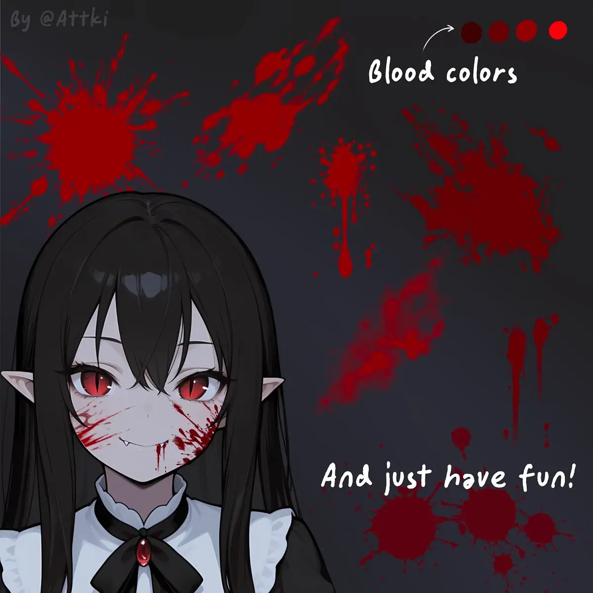 10 Free Realistic Blood Texture & Splatter Brushes for Procreate 2 10 Free Realistic Blood Texture & Splatter Brushes for Procreate - Image 2