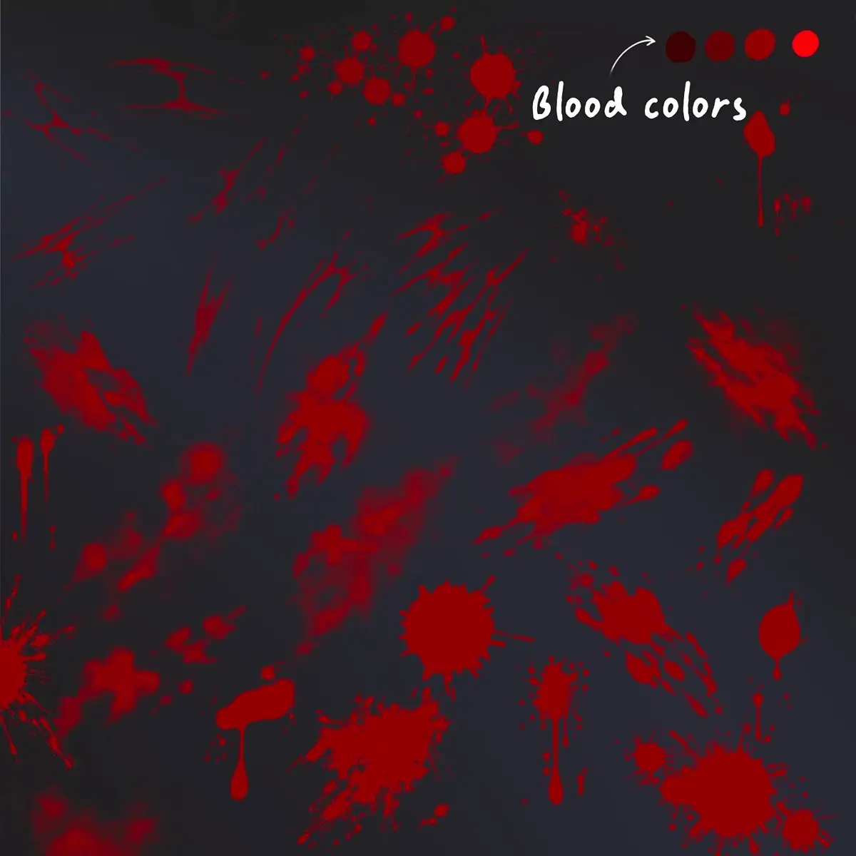 10 Free Realistic Blood Texture & Splatter Brushes for Procreate 3 10 Free Realistic Blood Texture & Splatter Brushes for Procreate - Image 3