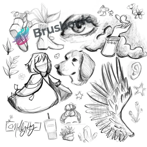 17 Free Procreate Pencil Brushes