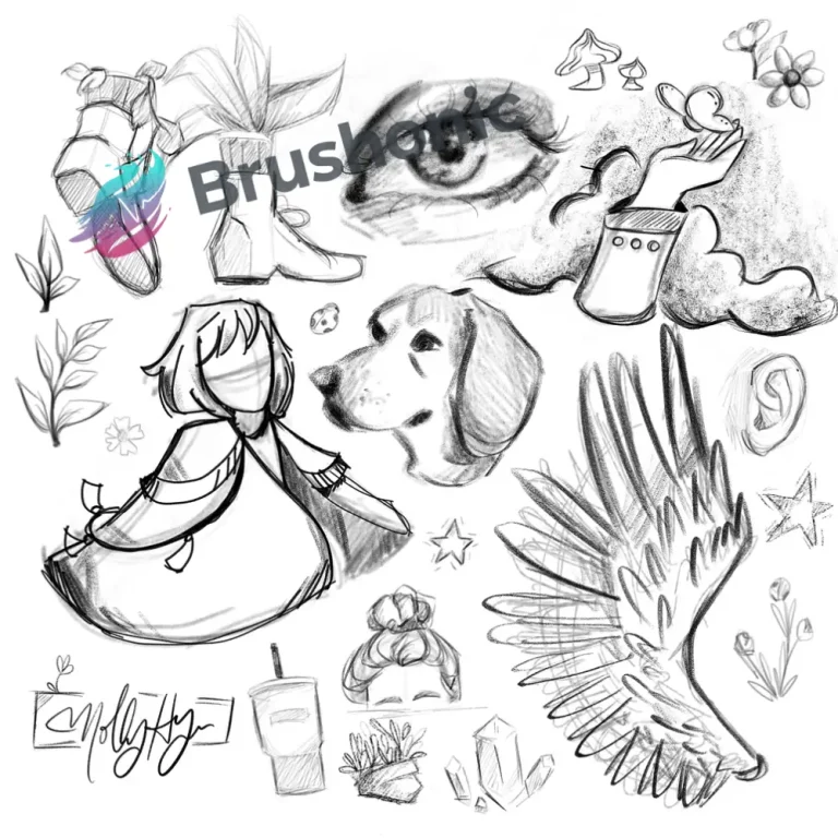 17 Free Procreate Pencil Brushes