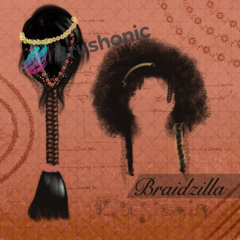 Braidzilla Free Mini Brushset for Procreate