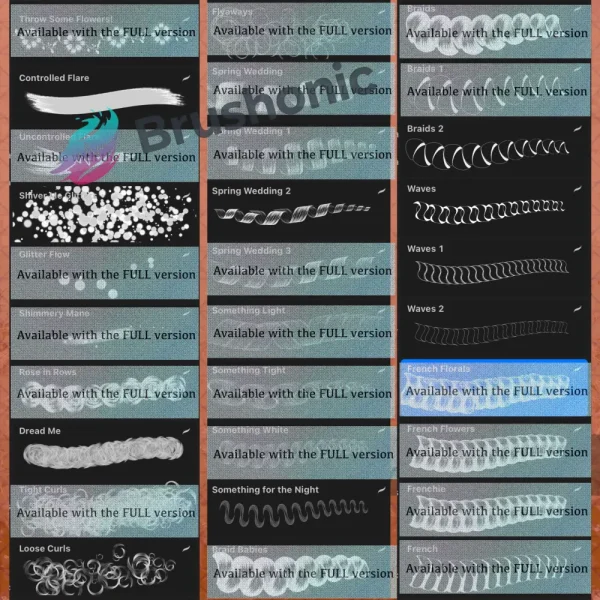 Braidzilla – Mini Brushset for Procreate Free