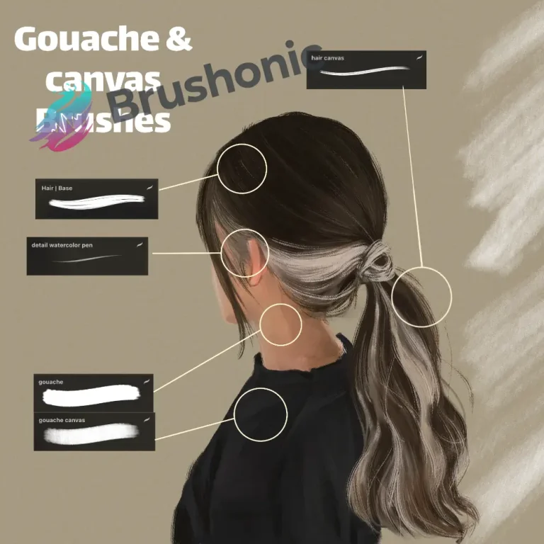 Free Gouache & Canvas Brushes for Procreate