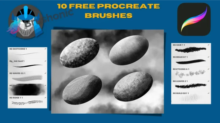 10 Free Procreate Brushes – Hand-Crafted Texture & Shading Set