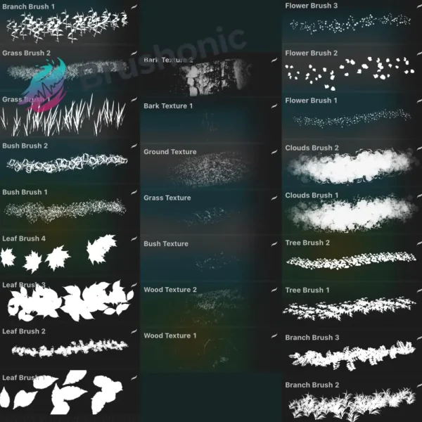Nature-Inspired Procreate Brush Set Free Download