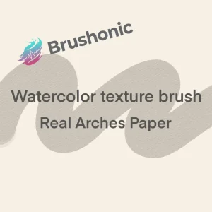 Procreate Real Arches Paper Texture Brush (Free) Download