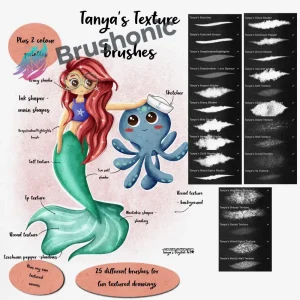 Tanya’s Texture Brush Set for Procreate – Free Sample