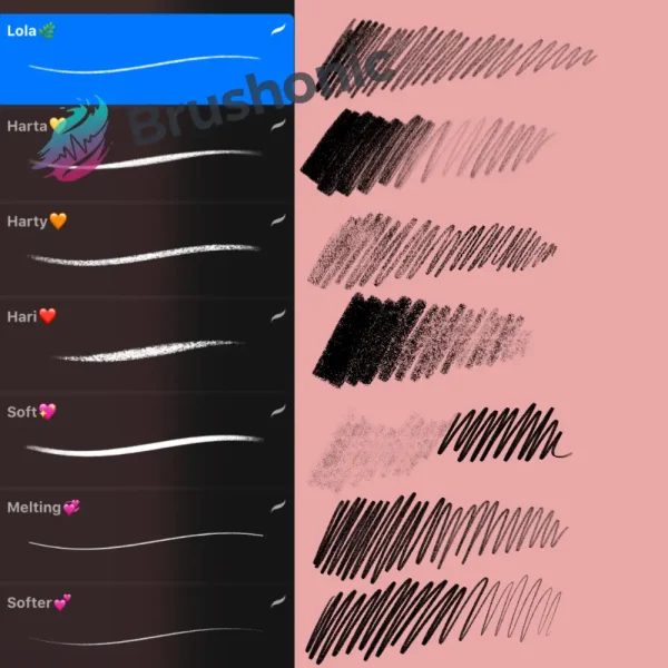 Teirar’s Pencil Brushes Free for Procreate